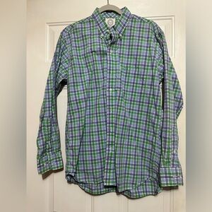 COASTAL COTTON CLOTHING SOFT FEEL LONG SLEEVE BUTTON DOWN SHIRT MENS SIZE MEDIUM